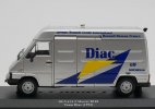 Silver 1:43 Scale IXO Diecast 1992 Renault Master B120 Van Model