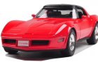Black /White /Silver /Red 1:18 Diecast Chevrolet Corvette Model