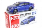 Blue 1:65 Scale NO.100 Kids Diecast Lexus IS 350 F Sport Toy