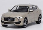 Blue / Black / White / Golden Diecast Maserati Levante Model