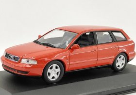 Red 1:43 Scale Minichamps Diecast Audi A4 B5 Avant Model