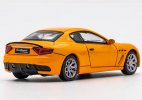 1:64 Scale Blue / Yellow Diecast Maserati GranTurismo Model
