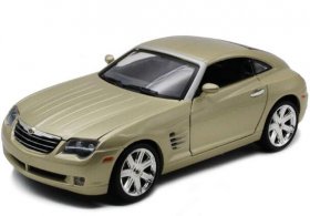 Silver / Golden 1:18 Scale Maisto Diecast Chrysler Crossfire