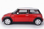 1:18 Scale Red Bburago Diecast MINI Cooper 2001 Model