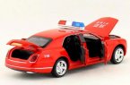 Kids Red 1:32 Scale Fire Engine Diecast Bentley Mulsanne Toy