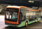 Blue-Orange 1:76 Diecast BYD Dreamcity 12 ebus City Bus Model
