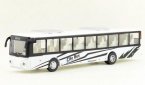 Kids Red / White / Blue Diecast City Bus Toy