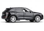 Kids 1:32 Scale Blue / Black / White Diecast Audi Q5 SUV Toy