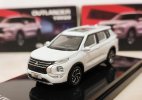 1:64 Black / White Diecast 2023 Mitsubishi Outlander SUV Model