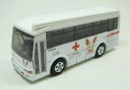 Kids Mini Scale White TOMY Blood Donation ISUZU Bus Toy