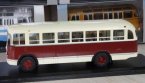 White-Red 1:43 Scale Die-Cast Soviet Union LIAZ 158B Bus Model