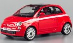 1:36 Red / Yellow / White / Black Kids Diecast FIAT 500 Toy