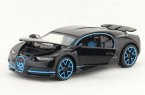 Kids Black 1:32 Scale Diecast Bugatti Chiron Toy