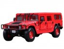 Black / Red 1:18 Scale Maisto Diecast Hummer H1 Model