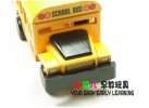 Kids Wooden Yellow School Bus Toy