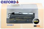 Black Mini Size Oxford Die-Cast Plaxton Tour Bus Model