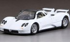 Blue / Black / White 1:24 MotorMax Diecast Pagani Zonda C12