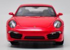 Kids 1:36 Scale Welly Red Diecast Porsche 911 Carrera S Toy