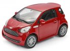 Red / White Welly 1:24 Diecast Aston Martin Cygnet Model