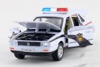 1:32 Scale White Diecast VW Santana Police Car Toy