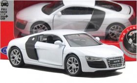 Kids 1:36 Scale Welly Diecast Audi R8 V10 Toy