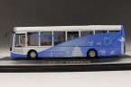 1:64 Scale Blue-White Die-Cast 2008 BeiJing Olympic Bus Model