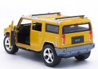 Kids 1:32 Scale Red / Yellow / Black Diecast Hummer H2 Toy