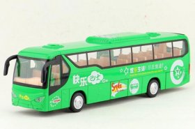 Kids Green 1:48 Scale Diecast Coach Bus Toy