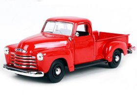 Red 1:25 Scale Maisto Diecast 1950 Chevrolet 3100 Pickup Model