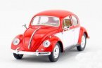 Red / Blue / Black 1:24 Scale Diecast VW Beetle Model