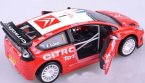 1:32 Scale Red Bburago NO.1 Diecast 2008 Citroen C4 WRC Model