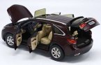 1:18 Wine Red / Silver / White Diecast Honda Acura MDX Model