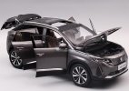 1:18 Scale Gray Diecast 2021 Peugeot 4008 SUV Model