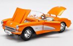 Orange 1:18 Scale Maisto Diecast 1957 Chevrolet Corvette Model