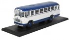 1:43 Scale White-Blue Die-Cast Soviet Union LIAZ 158B Bus Model