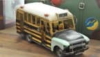 Vintage Style Medium Scale Yellow U.S. School Bus Model