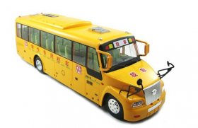 Full Function Large Scale Yellow RC Chinese Style School Bus Toy