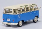 1:18 Scale Red / Blue Diecast 1962 Volkswagen T1 Bus Model