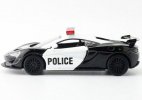 1:36 Scale Police Black Kids Diecast McLaren 570S Car Toy