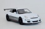1:18 Scale White Welly Diecast Porsche 911 997 GT3 RS Model
