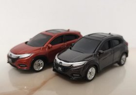 1:64 Brown / Orange Diecast 2019 Honda Vezel Sport Turbo Model