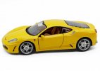 Red / Yellow 1:24 Scale Bburago Diecast Ferrari F430 Model