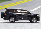 Black / White 1:18 Scale Diecast Toyota Land Cruiser LC200 Model