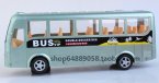 Kids Gray / Orange Plastics Electric Tour Bus Toy