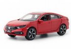 Blue / White / Red 1:32 Kids Diecast 2019 Honda Civic Car Toy