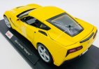 1:18 Red / Yellow MaiSto Diecast 2014 Chevrolet Corvette Model