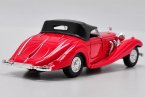 Red Kids 1:36 Scale Welly Diecast 1936 Mercedes Benz 500K Toy