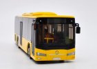 Yellow 1:43 Scale Diecast Golden Dragon City Bus Model