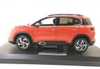 White / Orange 1:18 Scale Diecast Citroen C5 Aircross SUV Model