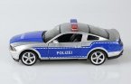 Blue-Silver 1:32 Kids Diecast Ford Mustang GT Police Car Toy